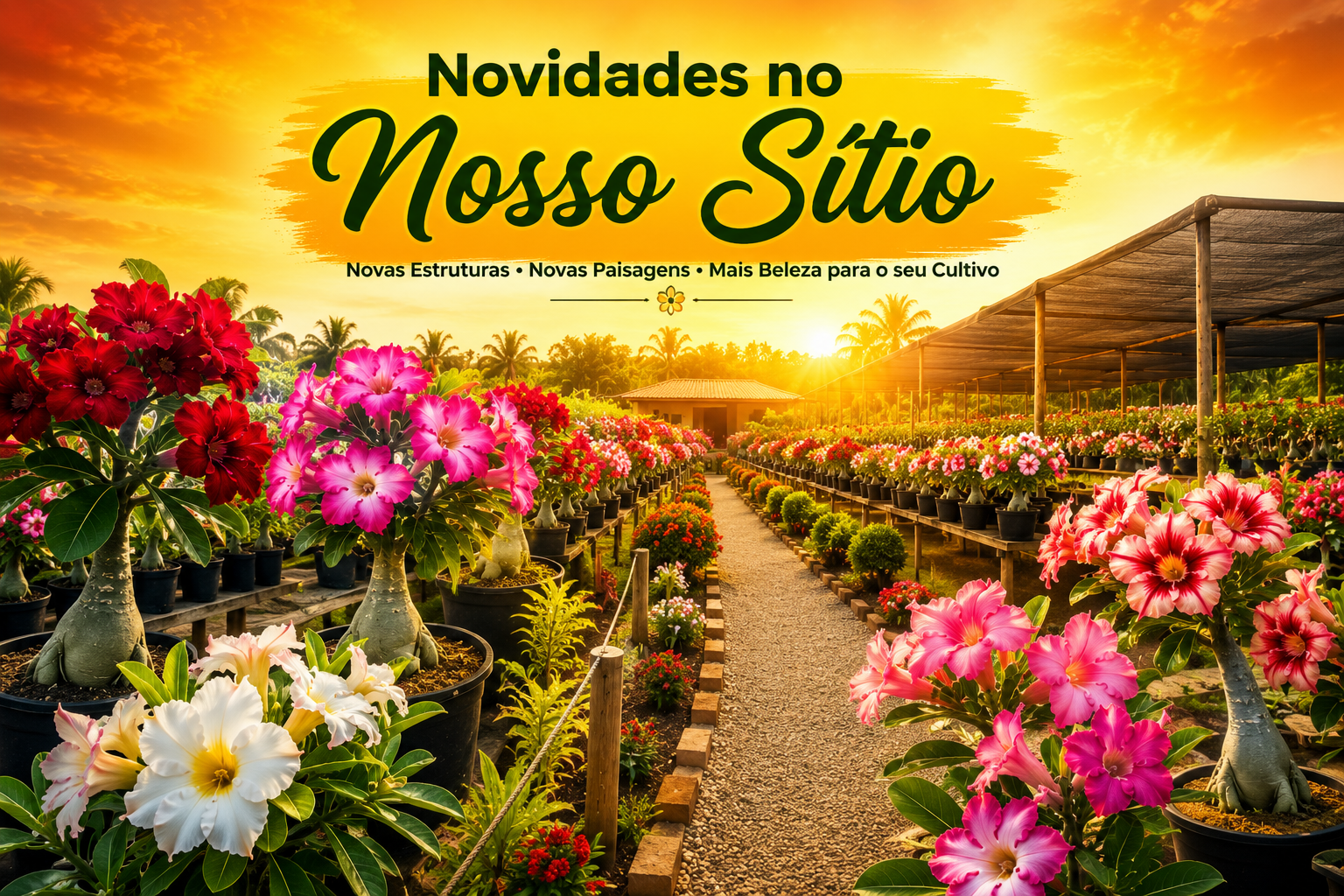 SURPREENDENTE! As Novas Estruturas e Paisagens do Nosso Sítio